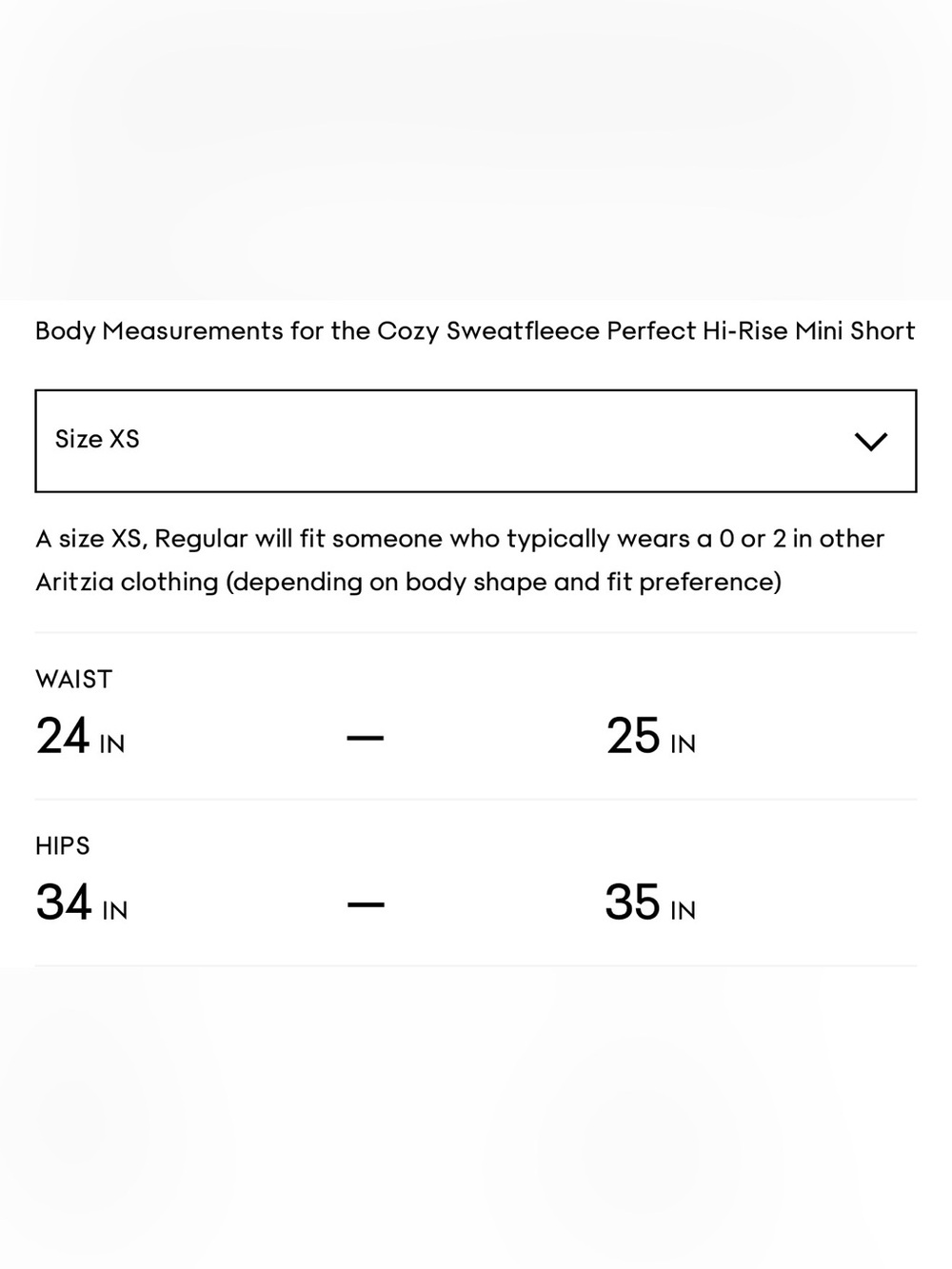 Aritzia Cozy Sweatfleece Short - Picture 6 of 7